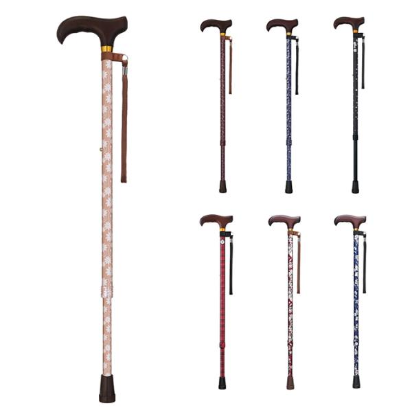 杖 ステッキ ベーシック 伸縮 S 約66.5〜89.0cm フジホーム