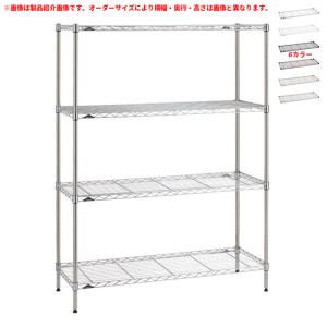 スチールラック 受注生産 組立式 ERECTA ベーシックシリーズ オーダー セット 幅1075〜1350x奥行425〜525x高さ1392mm エレクター｜atalinterior