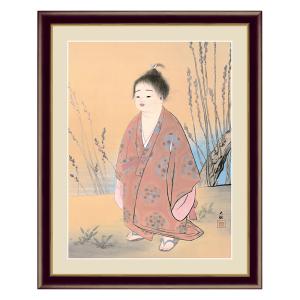 アート 額絵 藤 種田 山頭火 本紙サイズ F4(約31x23cm) 額サイズ