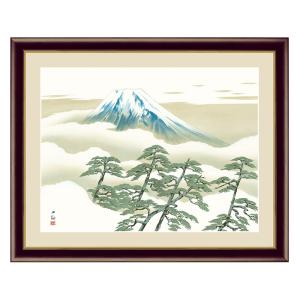 アート 額絵 桃 種田 山頭火 本紙サイズ F4(約31x23cm) 額サイズ