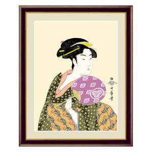 アート 額絵 神奈川沖浪裏 葛飾 北斎 本紙サイズ F4(約31x23cm) 額