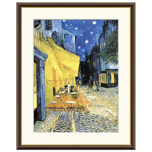 額絵 夜のカフェテラス フィンセント・ファン・ゴッホ 42x34cm 三幸