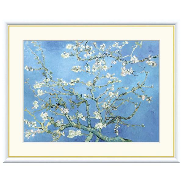 額絵 花咲くアーモンドの枝 フィンセント・ファン・ゴッホ 42x34cm 三幸