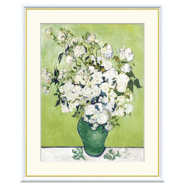 額絵 薔薇の花瓶 フィンセント・ファン・ゴッホ 61x49.5cm 三幸