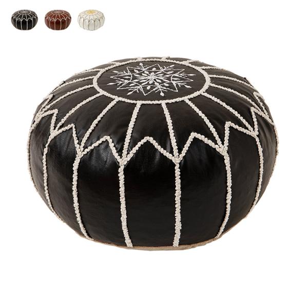 スツール モロッカンプフ ルタ Mサイズ 約40Rx20cm 萩原