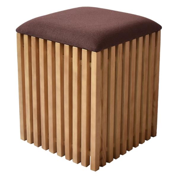 チェア 完成品 FOREST 収納スツール FOS-340BR 幅345x奥行345x高さ420mm...