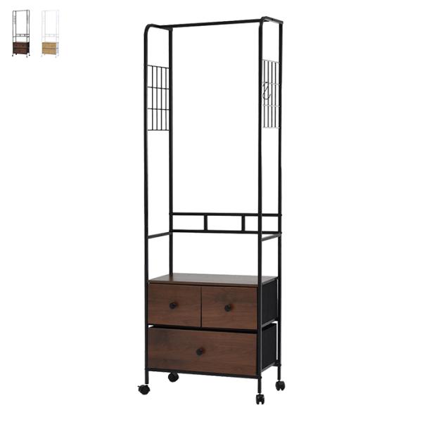 ハンガーラック 組立式 RVLS0385 幅560x奥行300x高さ1740mm B.Bファニシング