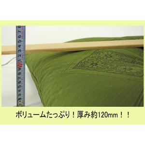 座布団 中わた 綿100% 木綿わた 厚い ず...の詳細画像3