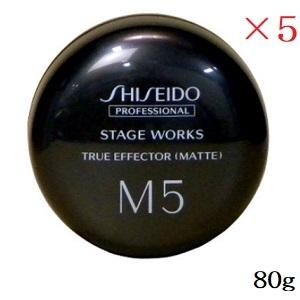 資生堂プロ ステージワークス トゥルーエフェクター 80g マット ×5セット