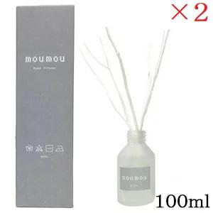 moumou ムームー リードディフューザー 100ml ウール ×2セット｜atbeauty