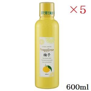 プロポリンス 600ml 柚子 ×5セット