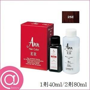 アン ヘアカラー エル 1剤40ml/2剤80ml 25E 濃い褐色