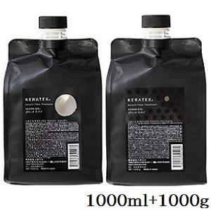 HAHONICO ハホニコ ケラテックス ファイバー シャンプー 1000ml + トリートメント ...