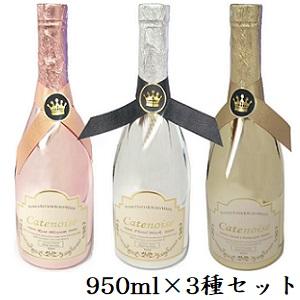 Catenoise シャトノワ バブルバス＆ボディウォッシュ 950ml PK + GD + SV