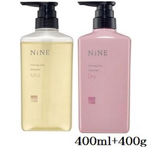 ホーユー ナイン ファーミング ケアシャンプー 400ml + トリートメント ドライ 400g｜atbeauty