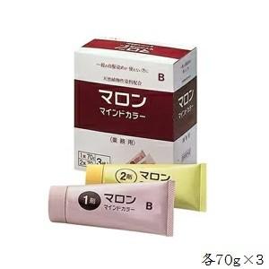 マロン マインドカラー 1・2剤 各70g×3組 B 明るいブラウン (医薬部外品)