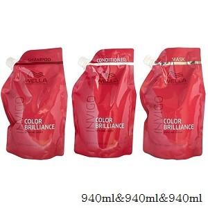 WELLA ウエラ インヴィゴ カラーブリリアンス カラーヘア シャンプー 940ml + バイブラ...