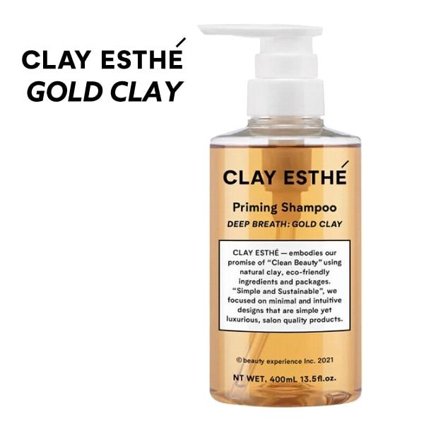クレイエステ プライミング シャンプー ゴールドクレイ 400mL CLAYESTHE GOLD C...