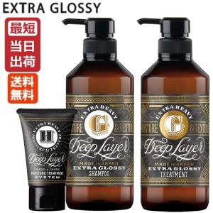 3点セット ディープレイヤー シャンプー ExG 500mL + トリートメント ExG 470g + ディープレイヤーH 40g