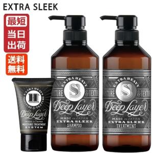 ディープレイヤー シャンプーExG/ExS&トリートメントExG/ExS Deep Layer 3点セット ディープレイヤー シャンプー ExG 500mL +