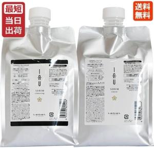 ルベル イオ セラム クレンジング 1000mL 詰め替え ＆ クリーム 1000mL 詰替 セット シャンプー＆トリートメント クセ毛用