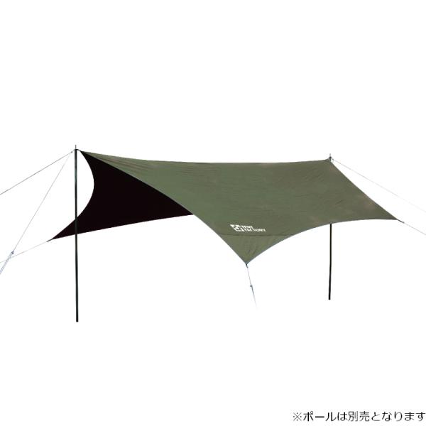 タープ・シェルター TENT FACTORY Hi-TC ウィングタープ L MG