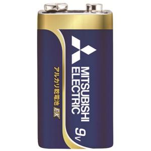 MITSUBISHI(三菱電機) アルカリ乾電池 9V形 1本入 長持ちハイパワー EXシリーズ 使用推奨期限2年｜atbousai