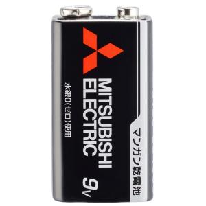 MITSUBISHI(三菱電機) マンガン乾電池 9V形 1本入｜atbousai