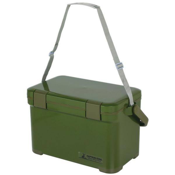 キャンプクーラー キャプテンスタッグ ジャングルクーラー20 オリーブ