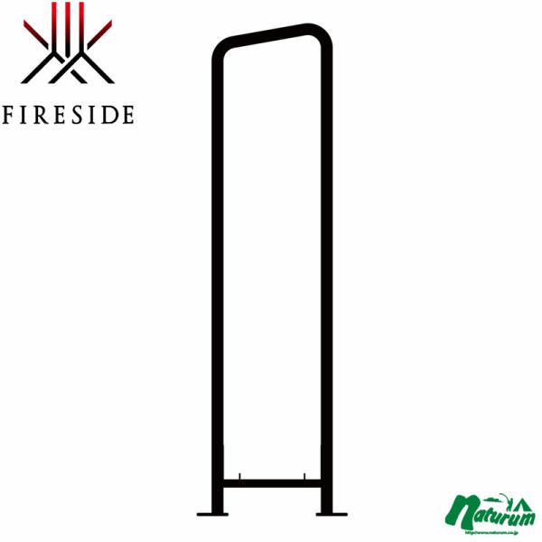 キャンプ設営用具 Fireside 2×4ログラック 40 シングル(スタンダード) ブラック