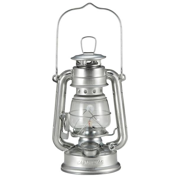 アウトドアランタン キャプテンスタッグ CS オイルランタン 小 小 シルバー