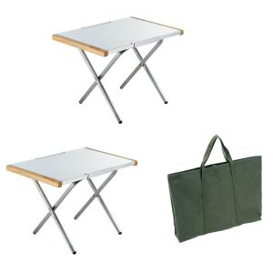 ユニフレーム 焚き火テーブル 682104 2個＋焚き火テーブルトート 683644（モスグリーン）セットの商品画像