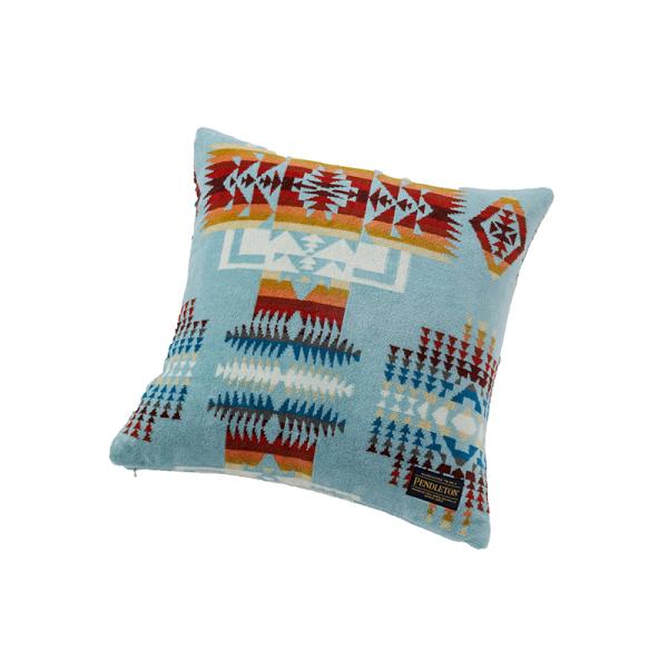 ペンドルトン ジャガードタオルクッションカバー チーフジョセフアクア