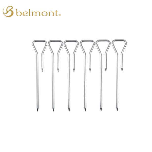 キャンプ設営用具 ベルモント トライアングルジュラペグ200 6本セット