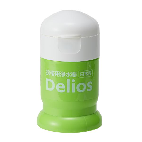 防災用品 デリオス Delios 携帯用浄水器 ペットボトル装着可 アウトドア/防災