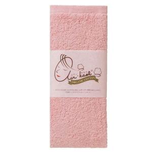 エアーかおる ダディボーイ エニータイム ピーチピンク オーガニックコットンタオル 浅野撚糸