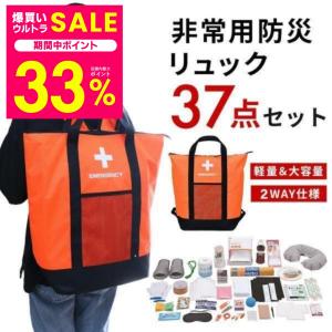 ゾンビ対策防災セット 9点セット 1人用 防災バッグ 非常用 災害