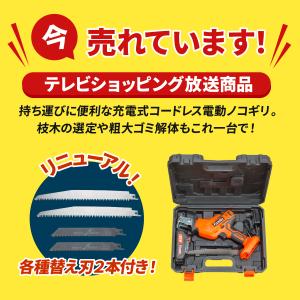 電動ノコギリ 予備バッテリー付き 充電式 剪定...の詳細画像3