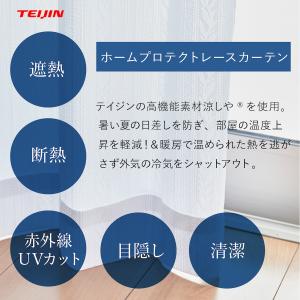 テイジン ホームプロテクト レースカーテン 2...の詳細画像3