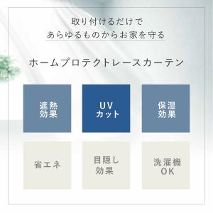 テイジン ホームプロテクト レースカーテン 2...の詳細画像1