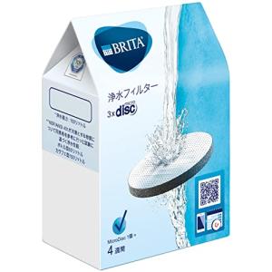 BRITA(ブリタ) 交換用 浄水 マイクロディスクカートリッジ 3個入り ボトル・カラフェ型浄水器用【日本正規品】｜atcollet