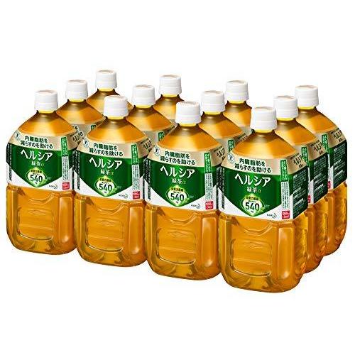 [トクホ] ヘルシア緑茶 1050ml ×12本