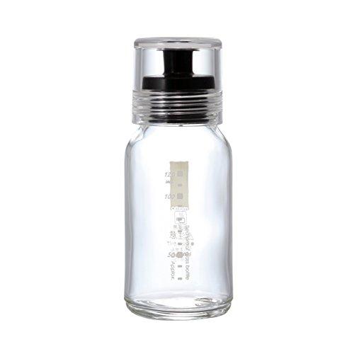 HARIO(ハリオ) ドレッシングボトルスリム 120ml 熱湯使用可能 ブラック DBS-120-...