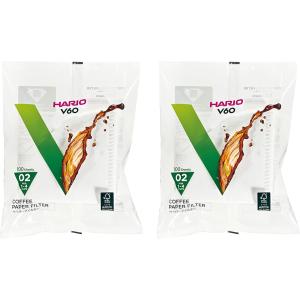HARIO(ハリオ) V60ペーパーフィルター02 W ホワイト 1-4杯用 日本製 VCF-02-100W 200枚入り｜atcollet