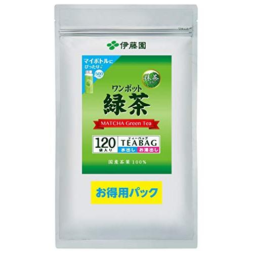 伊藤園 ワンポット 抹茶入り緑茶 ティーバッグ お得用 2.5g ×120袋