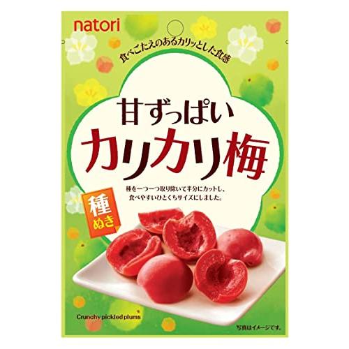 なとり 甘ずっぱいカリカリ梅 22g×10袋