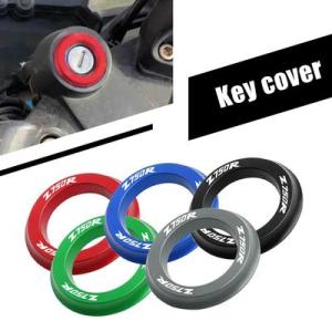 カワサキ Z750R用 CNCアルミニウム合金製 モーターサイクルキーホール装飾リング 点火カバー ...