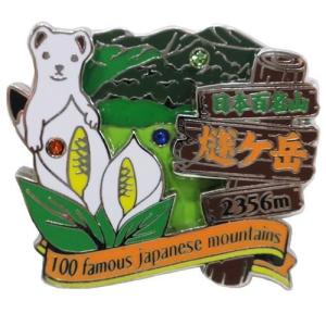 日本百名山 [ピンバッジ] 2段 ピンズ/燧ヶ岳 エイコー トレッキング 登山 グッズの商品画像