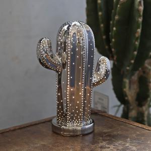 DULTON（ダルトン） 照明 PORCELAIN CACTUS LIGHT CHROME/卓上ランプ