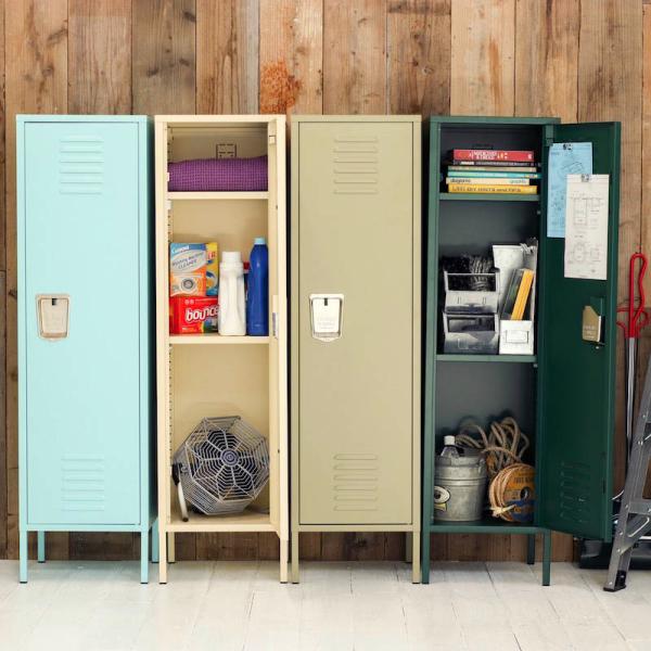 ロッカー 収納庫 １枚扉 スチール製 ダルトン スチール ロッカー １ドア 幅38cm スリム コン...